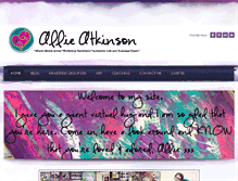Tablet Screenshot of allieatkinson.com